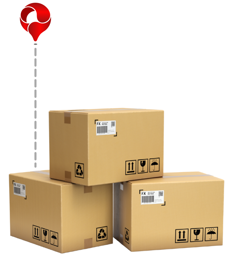 Cajas con sistema de rastreo GPS